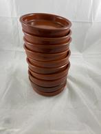 10 Terracotta Kleurige Vispannetjes (16 cm), Huis en Inrichting, Keuken | Servies, Ophalen of Verzenden, Zo goed als nieuw, Kom(men)