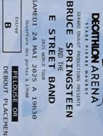 Bruce Springsteen in Lille - helemaal vooraan, Tickets en Kaartjes, Mei