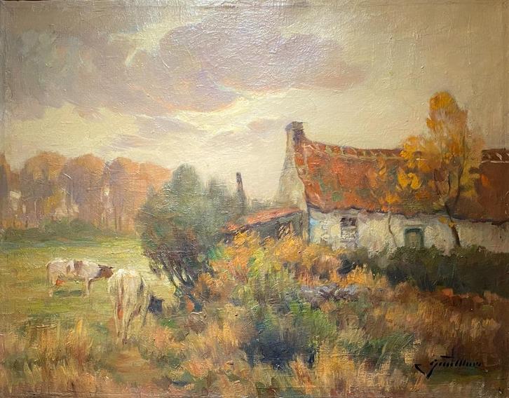 Schilderij Jan Maes, Dendermondse School, Antiek en Kunst, Kunst | Schilderijen | Klassiek, Ophalen