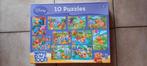 10 puzzels Disney Winnie the Pooh in 1 doos 3+, Kinderen en Baby's, Ophalen of Verzenden, Zo goed als nieuw