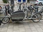 Gazelle Cabby bakfiets, Fietsen en Brommers, Ophalen, Gebruikt, Opvouwbaar, 2 kinderen