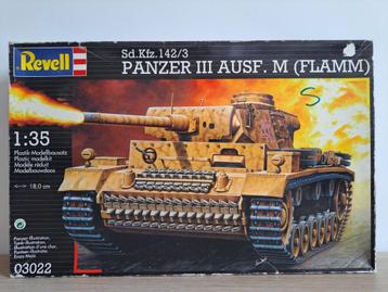 Revell 03022 - Panzer III AUSF . M (FLAMM) (1/35), Neuf, Tank, Revell, 1:32 à 1:50