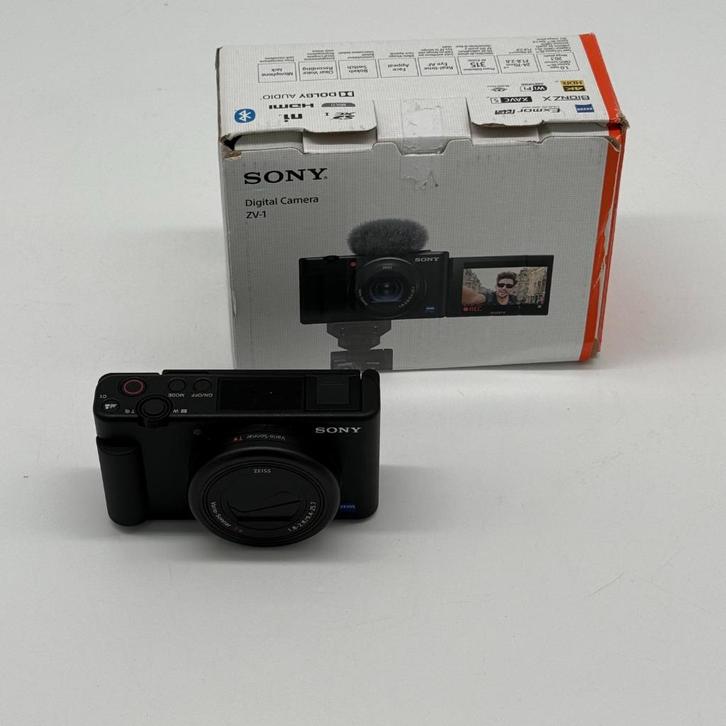 SONY ZV-1 Vlogcamera | In nette staat | Compleet met doos, Audio, Tv en Foto, Fotocamera's Digitaal, Zo goed als nieuw, Compact