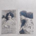 2 oude fantasiekaarten : vrouwen, Verzamelen, Foto's en Prenten, Ophalen of Verzenden