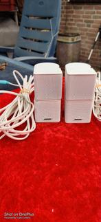 Bose Jewel luidspreker 2x wit met 6,m kabel, Ophalen of Verzenden, Zo goed als nieuw, Bose