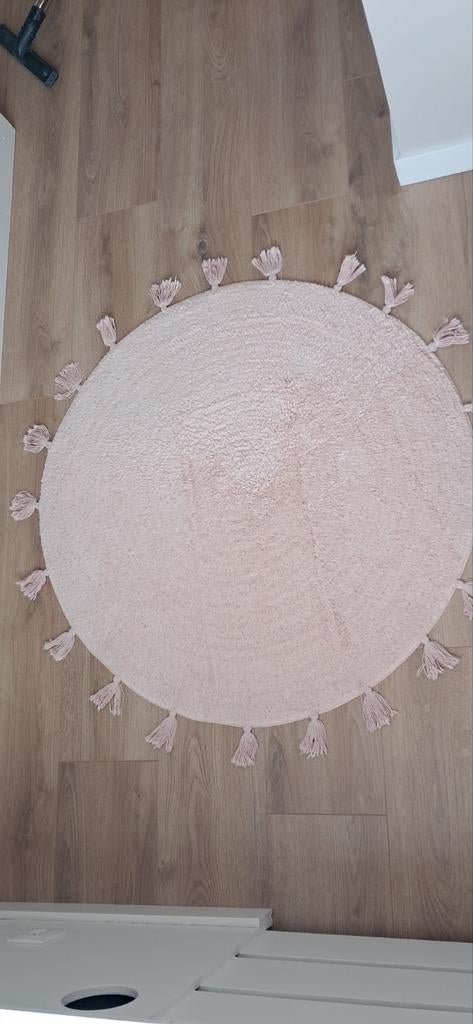 Rond tapijt , kleur roze., Ophalen, Gebruikt, Overige kleuren, Rond