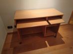 Bureau op wieltjes, Maison & Meubles, Utilisé, Enlèvement ou Envoi, Bureau