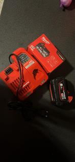 Milwaukee 2 BATTERIJEN + SNELLADER, Ophalen