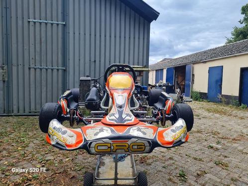 Te koop  Crg road rebel met rotax max senior, Sport en Fitness, Karting, Zo goed als nieuw, Kart, Ophalen