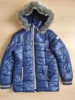 Blauwe winterjas - Esprit - maat 152-158, Kinderen en Baby's, Kinderkleding | Maat 158, Meisje, Gebruikt, Ophalen of Verzenden