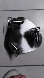 Plafondlamp 3 richtbare spots, Enlèvement, Métal ou Aluminium, Spot encastrable ou Spot mural