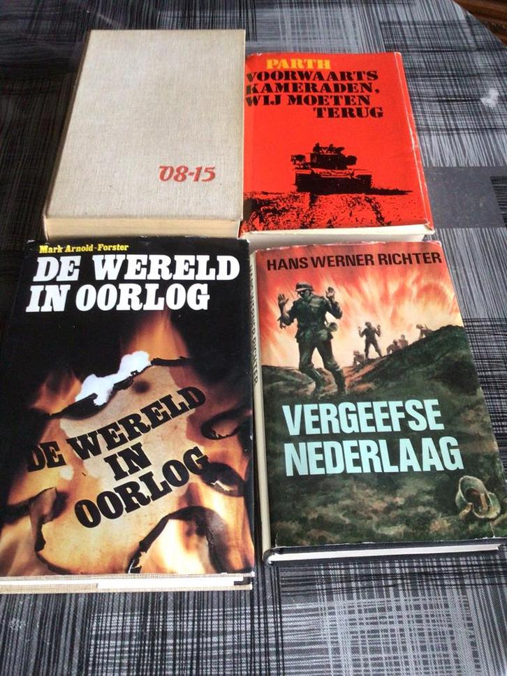 4 oorlogsboeken, Boeken, Oorlog en Militair, Ophalen