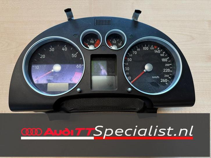 Tellerklok/combi-instrument gereviseerd Audi TT 8N 1998-2006, Auto-onderdelen, Dashboard en Schakelaars, Audi, Gereviseerd, Ophalen of Verzenden