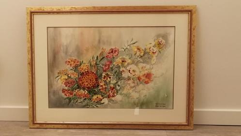 2 aquarellen v Robert Van Impe (gesigneerd) prijs vr 2 samen, Antiek en Kunst, Kunst | Schilderijen | Klassiek, Ophalen