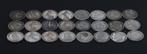 24x zilver 1 franc, Ophalen of Verzenden, Overige landen, Zilver