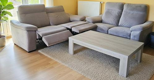 Relax salon 3+2 zitplaatsen elektrisch – Bastenaken, Huis en Inrichting, Zetels | Zetels, Gebruikt, Rechte bank, Vierpersoons of meer