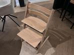 Stokke trip trap met stoeltje en tray, Huis en Inrichting, Stoelen, Ophalen, Zo goed als nieuw, Hout