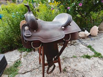 Srs cuttingzadel western zadel 17" full quarter  beschikbaar voor biedingen