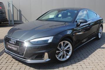 Audi A5 Sportback 2.0 TFSI S-tronic - 40.000km - 2023, Autos, Cuir, Argent ou Gris, Achat, https://public.car-pass.be/vhr/574b9215-3792-47c8-bc56-16db1bd79000