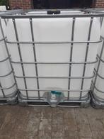 Ibc vat tank regenton 1000L GESPOELD en PROPERE, Ophalen, Zo goed als nieuw