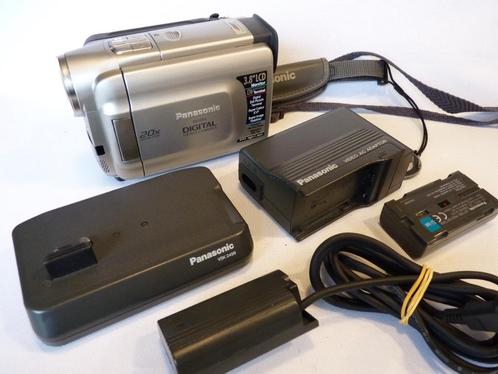 Panasonic NV-DS5EG miniDV, accu oplader station kabel doos, Audio, Tv en Foto, Videocamera's Digitaal, Zo goed als nieuw, Camera