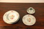 Vintage servies in porselein van Limoges + taartschotel, Antiek en Kunst, Ophalen