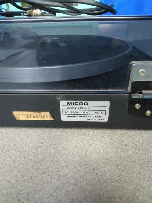 vintage platenspeler, Audio, Tv en Foto, Platenspelers, Gebruikt, Platenspeler, Overige merken, Pitch-regelaar, Ophalen
