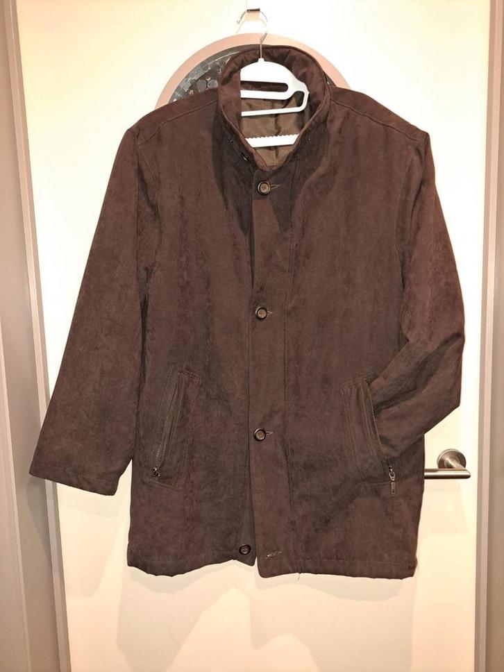Jas winter,  mt 50, Kleding | Heren, Jassen | Winter, Zo goed als nieuw, Maat 48/50 (M), Bruin, Ophalen of Verzenden