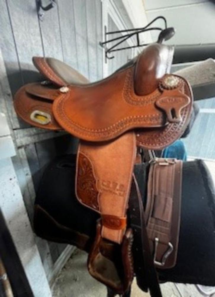 Westernzadel, Dieren en Toebehoren, Paarden en Pony's | Zadels, Gebruikt, Western, Ophalen