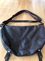 Mandarina duck handtas in donkerbruin leer, Ophalen