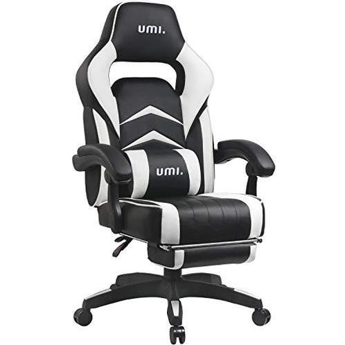 Chaise bureau UMI noir et blanc, Maison & Meubles, Chaises de bureau, Utilisé, Chaise de bureau, Noir, Chaise de bureau de gaming