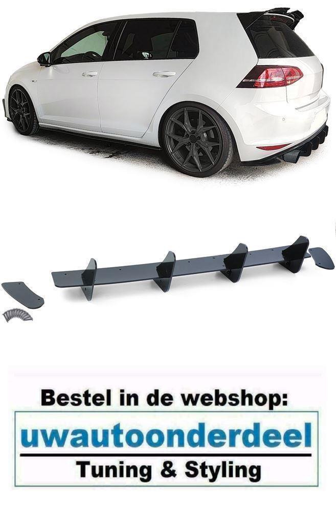 Diffuser Splitter Achterbumper Geschikt Voor VW Golf 7 GTI 1, Auto diversen, Tuning en Styling, Verzenden