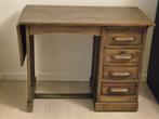 Vintage kleine bureau met uitklapblad, Ophalen, Zo goed als nieuw, Bureau