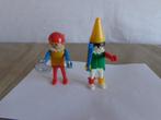 Playmobil clown - cirque/circus vintage - lot de 2 pièces, Los Playmobil, Ophalen of Verzenden, Zo goed als nieuw
