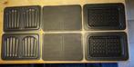 Platen voor Nova 4 in 1 grill wafelijzer croque monsieur, Ophalen, Uitneembare platen, Zo goed als nieuw