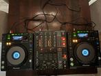 Twee PIONEER CDJ-850.spelers + Behringer DJX 900 USB mixer, Musique & Instruments, Comme neuf, DJ-Set, Enlèvement, Pioneer