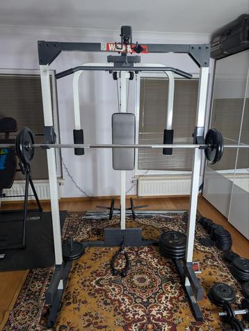 Alles in één krachtmachine (borstspieren, rug, armen) beschikbaar voor biedingen
