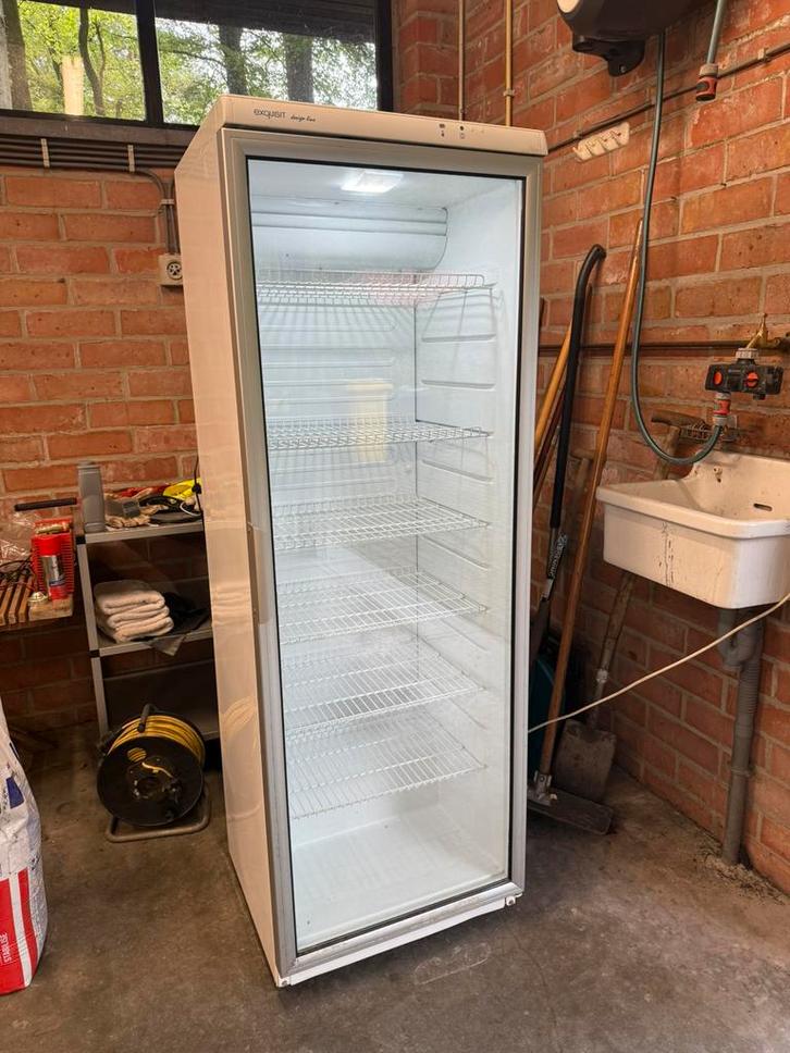 Glasdeur koelkast exquisit design line, Elektronische apparatuur, Koelkasten en IJskasten, Zo goed als nieuw, Ophalen