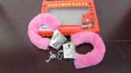 Metal Furry Handcuffs voor volwassenen in verpakking. Roze, Ophalen of Verzenden, Nieuw