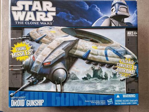 Star Wars Hasbro Separatist Droid Gunship vaisseau Episode 3, Collections, Star Wars, Comme neuf, Figurine, Enlèvement ou Envoi