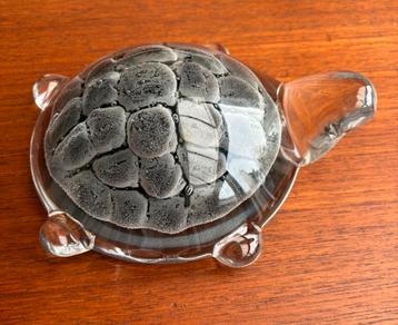 Marcolin Glass Turtle/FM Konstglas Fumato - gesigneerd beschikbaar voor biedingen