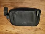 Prachtige zwart lederen toiletzak van Ted baker handtassen e, Ophalen of Verzenden, Nieuw, Zwart, Heer