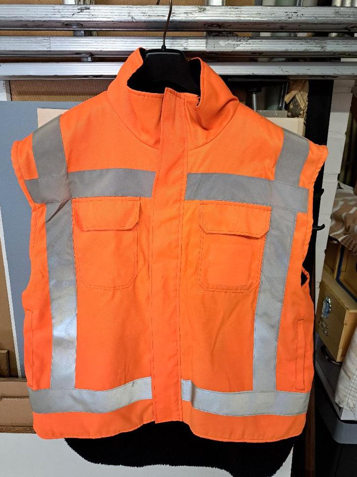 Veiligheids-bodywarmer XL, Bricolage & Construction, Vêtements de sécurité, Comme neuf, Enlèvement