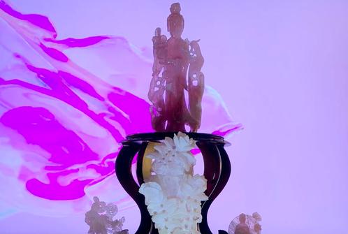 AWESOME ROSE QUARTZ SCULPTURES COLLECTION SO WONDERFUL ITEMS, Antiek en Kunst, Kunst | Overige Kunst, Ophalen