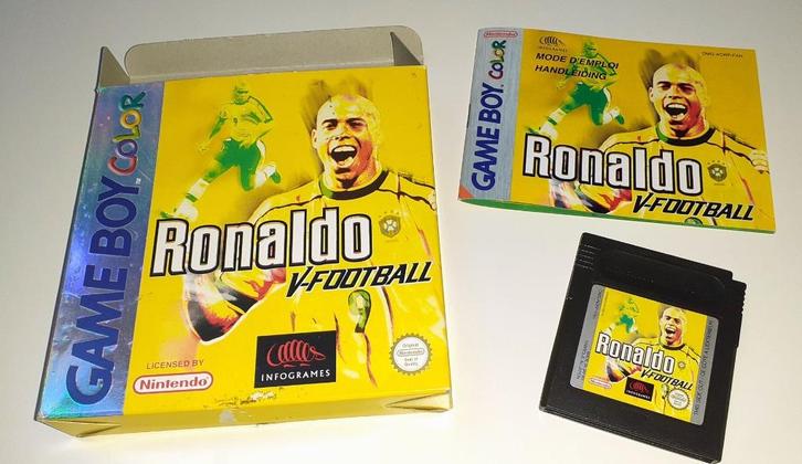 retro spel Game Boy Color Ronaldo V-Football 1999, Games en Spelcomputers, Games | Nintendo Game Boy, Nieuw, Sport, Verzenden