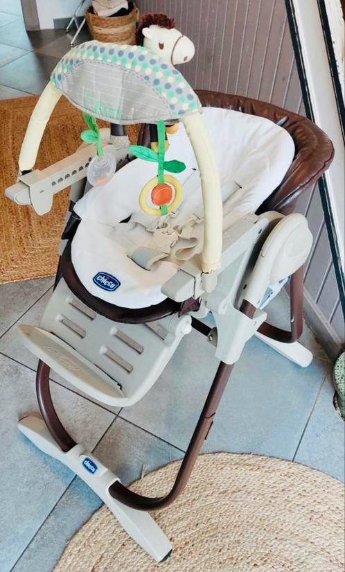 Chaise haute bebe Chicco, Kinderen en Baby's, Wipstoeltjes, Zo goed als nieuw, Chicco, Verstelbaar, Ophalen