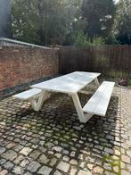Table bristol blanche Alu 300cm - vendu neuf 3500 euros, Ophalen, Gebruikt, Rechthoekig, Aluminium