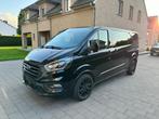 ! VERKOCHT !     Ford Turneo Custom Dubbel cabine Full optie, Autos, Ford, 5 places, Cuir, Noir, Automatique