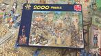 Jan van Haasteren- Middeleeuwen 2000 stukjes, Ophalen of Verzenden, Meer dan 1500 stukjes, Zo goed als nieuw, Legpuzzel