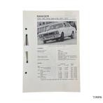 Kluwer | Ranger 1700 / 1900 / 2500 / GTS | 1971-1972 | NL, Ophalen of Verzenden